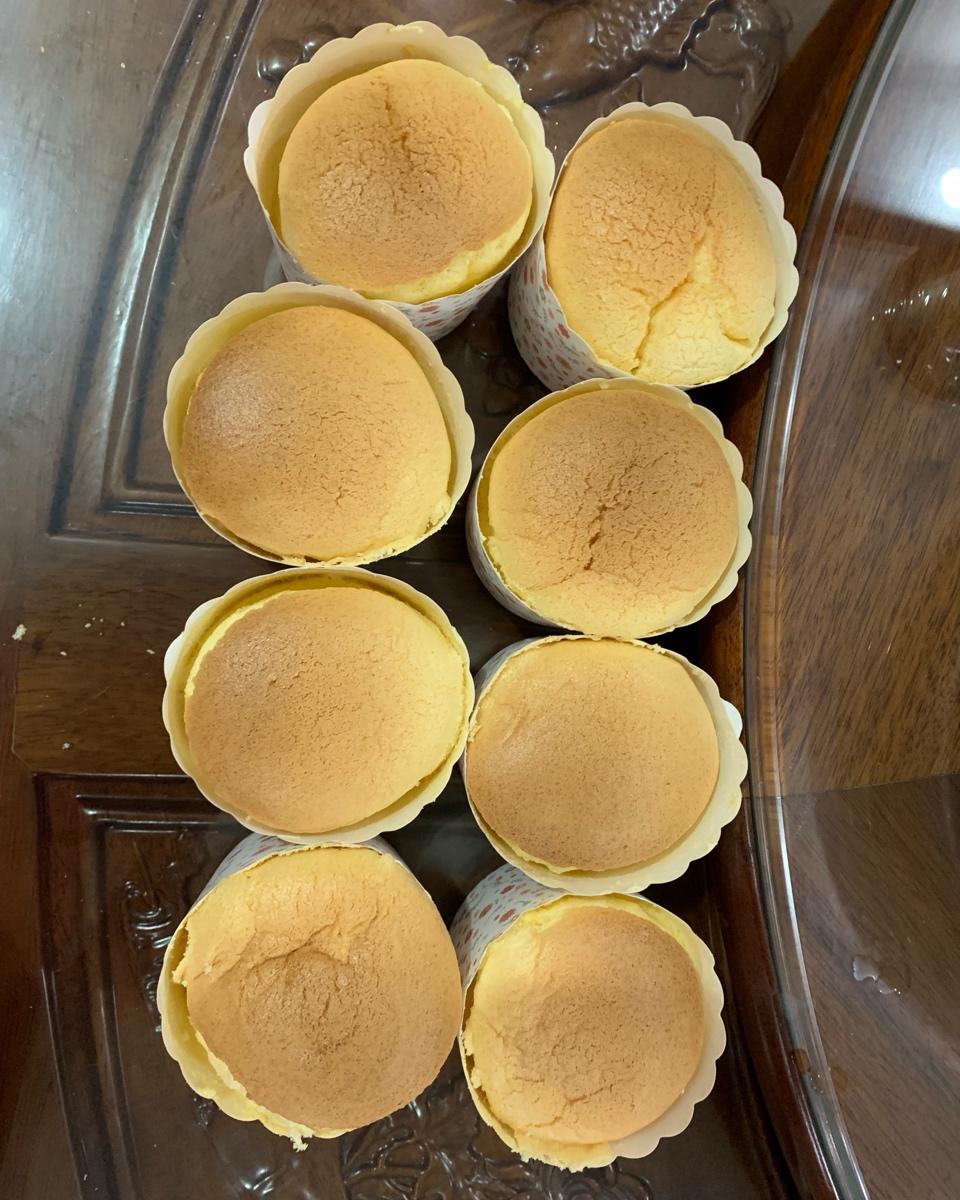 零失败~戚风纸杯小蛋糕🍰 ✨／8寸版戚风蛋糕