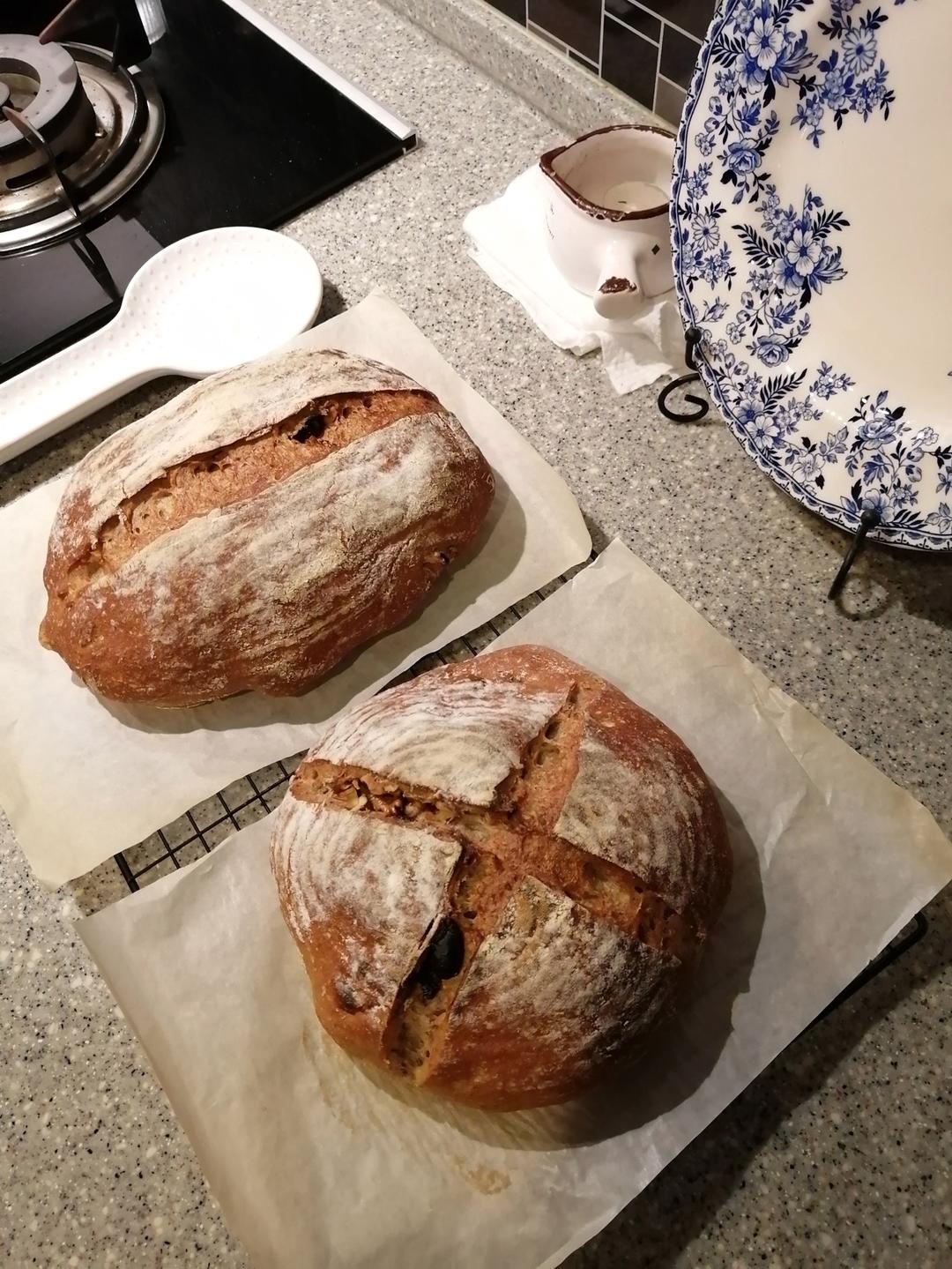 【不藏私食谱：黑麦乡村欧包】不加一颗糖，减脂必备