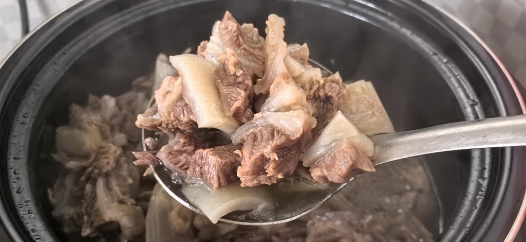 高压锅清炖牛月牙骨-纯瘦肉的做法 步骤7