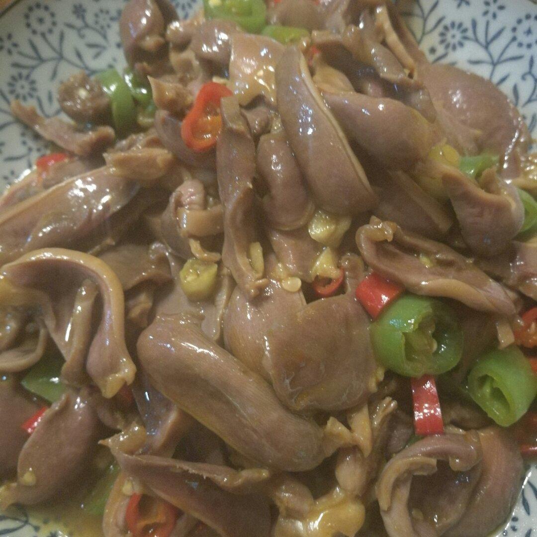 双椒脆辣鸭胗
