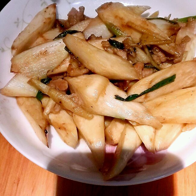 茭白炒肉