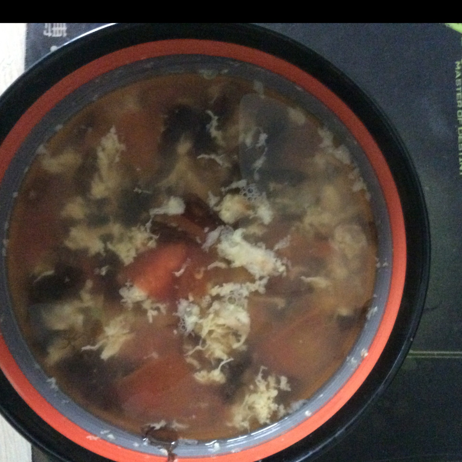 番茄紫菜蛋花汤