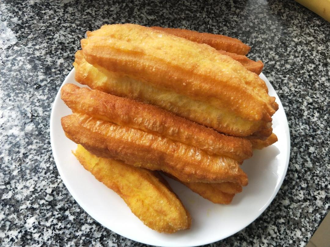 自制无泡打粉油条