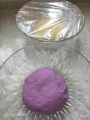 紫薯南瓜馒头【豆沙包】的做法 步骤5