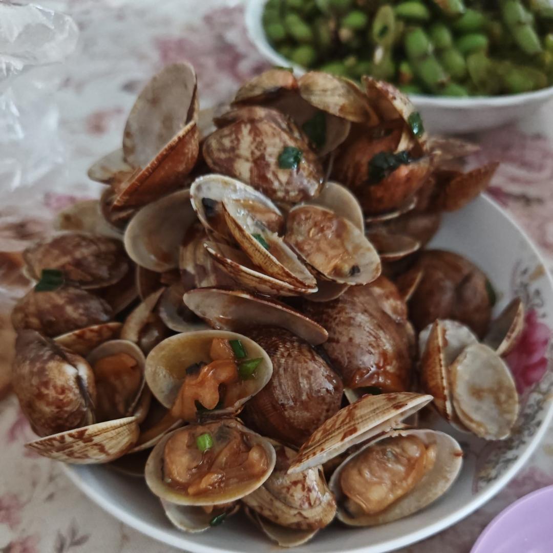 5分钟快手菜❗️秒杀路边摊爆炒花甲～好吃到爆
