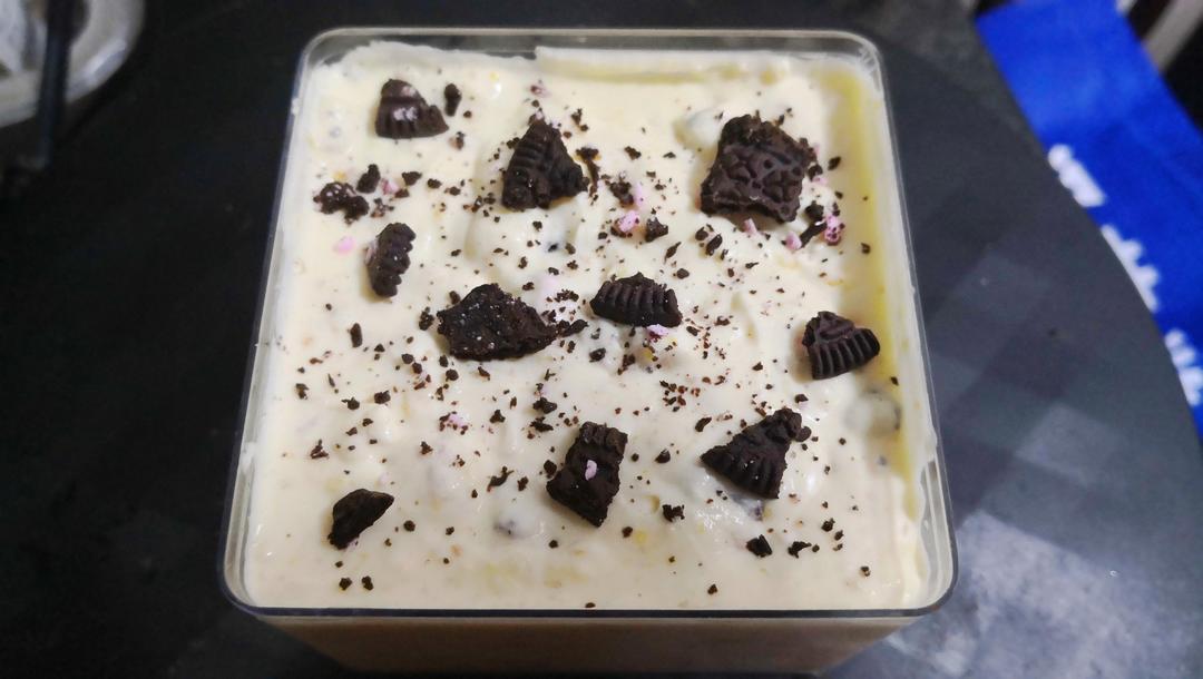 消耗淡奶油 自制奥利奥奶油冰淇淋🍦