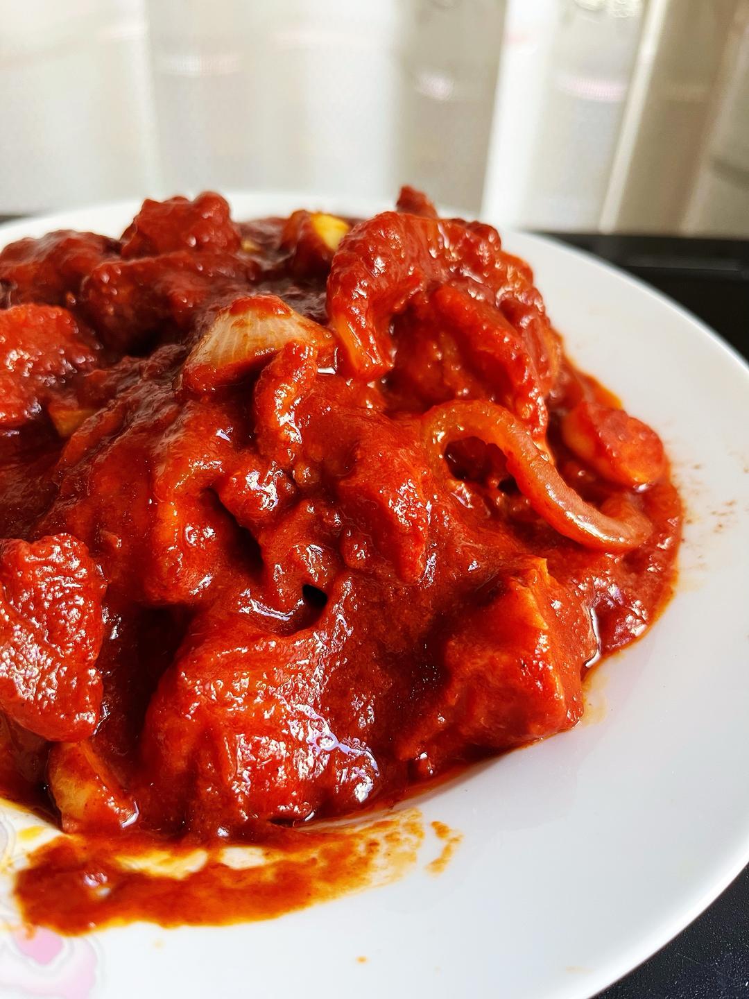 牛肉炖柿子（低温慢煮）的做法