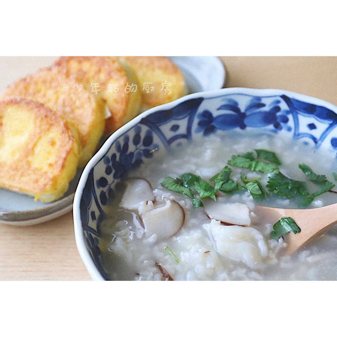 香菇鱼片粥