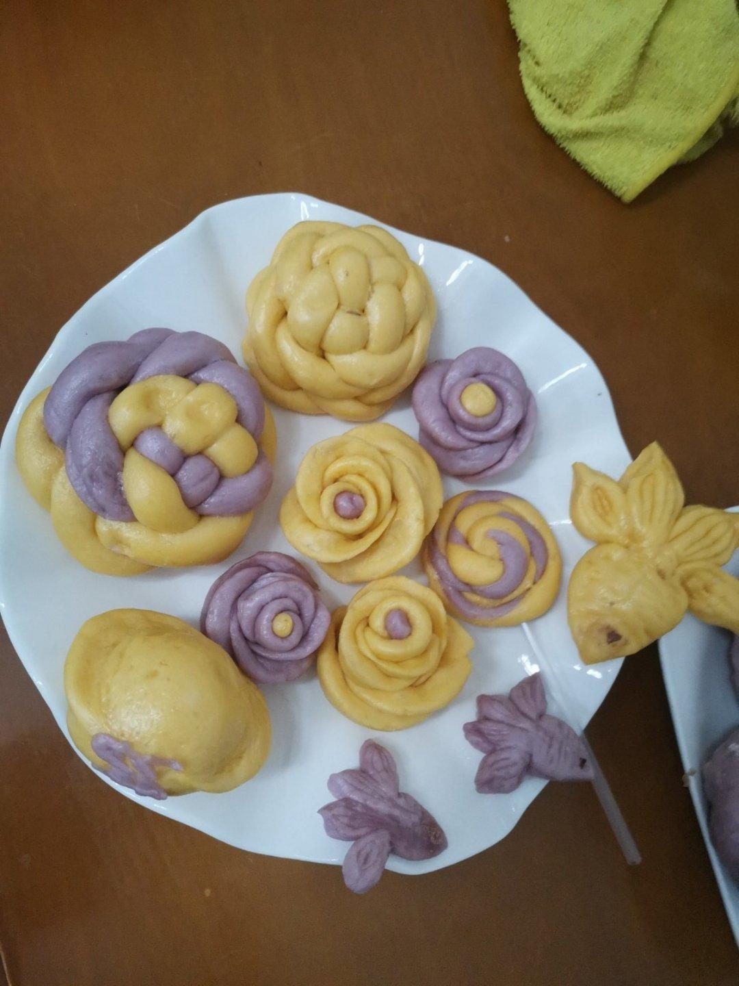 手把手教你做蔬菜牛奶营养花式馒头