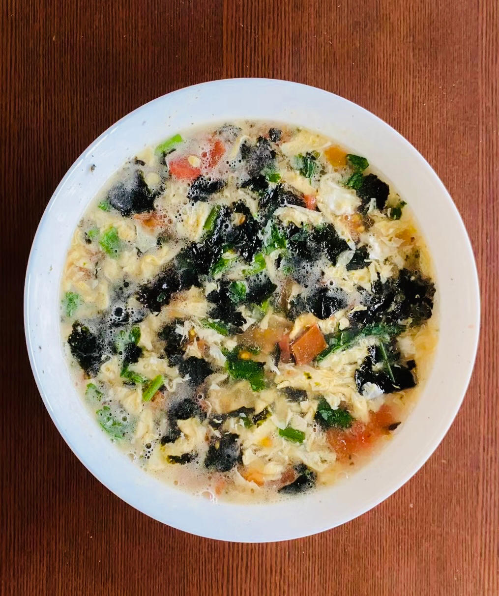 最鲜美好喝的「紫菜蛋花汤」