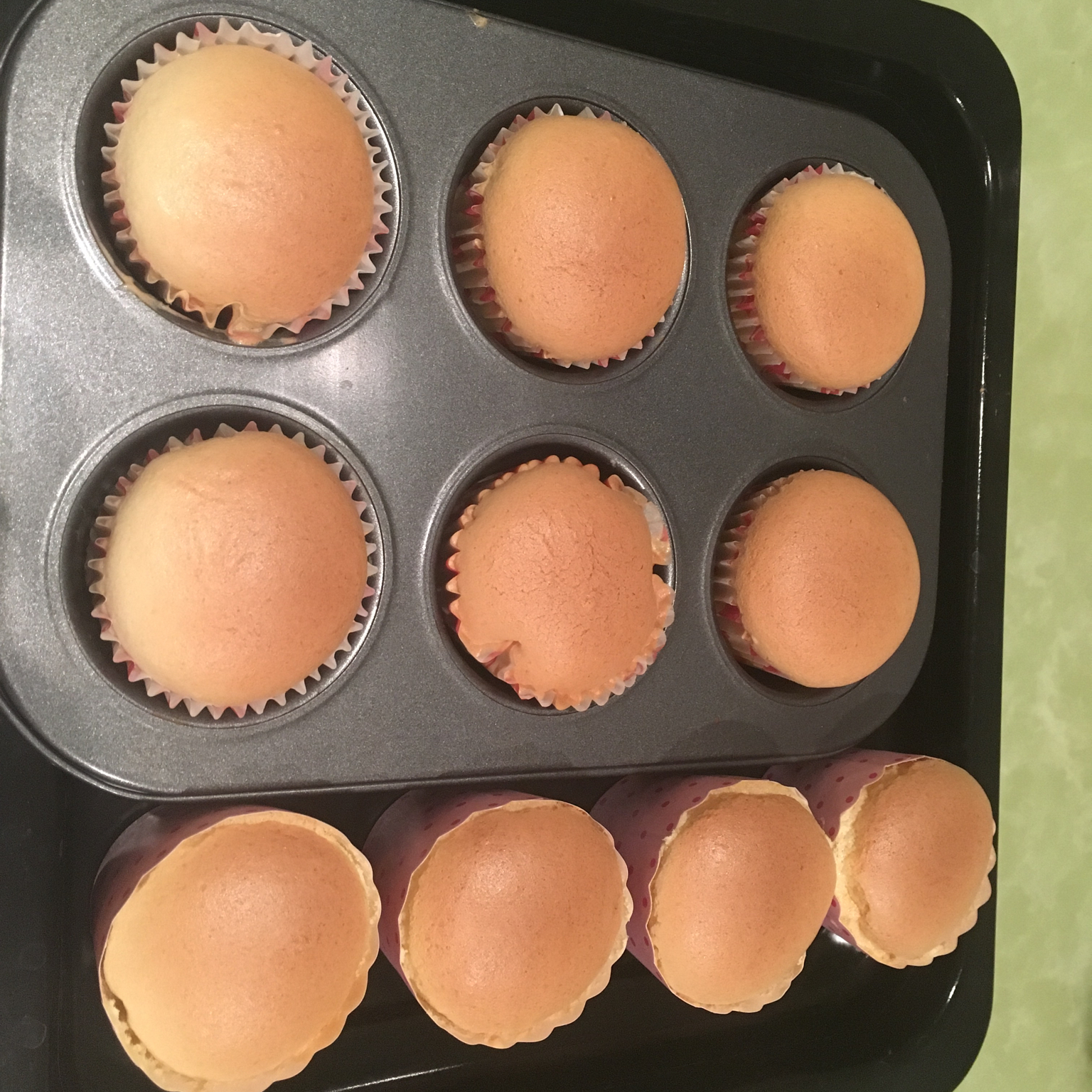 不塌不皱的光滑圆润版纸杯戚风（内含减糖版宝宝可吃）