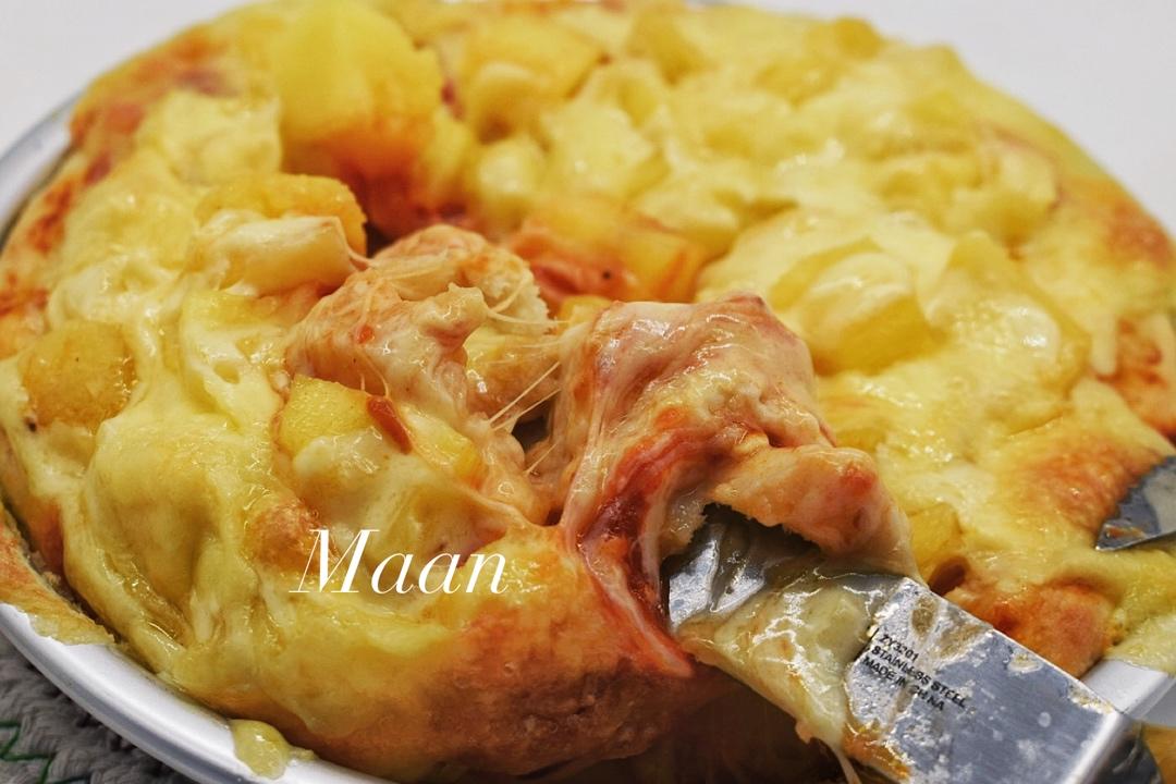 一口满满菠萝芝士【菠萝芝士披萨🍕】6寸