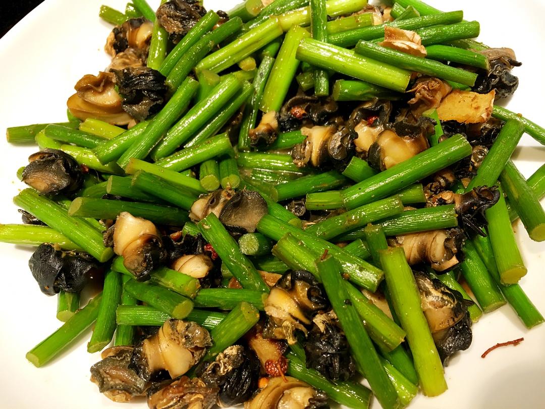 下酒菜——爆炒螺肉