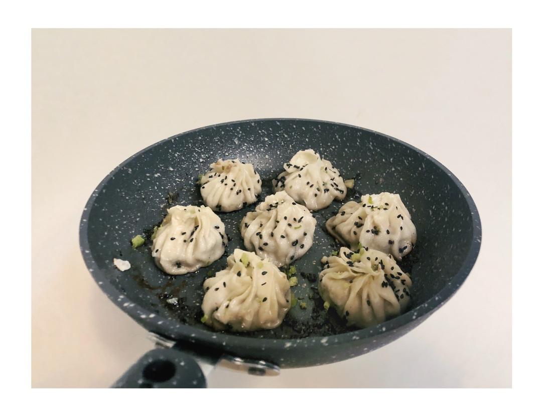 网红【水晶水煎包】一次就成功！