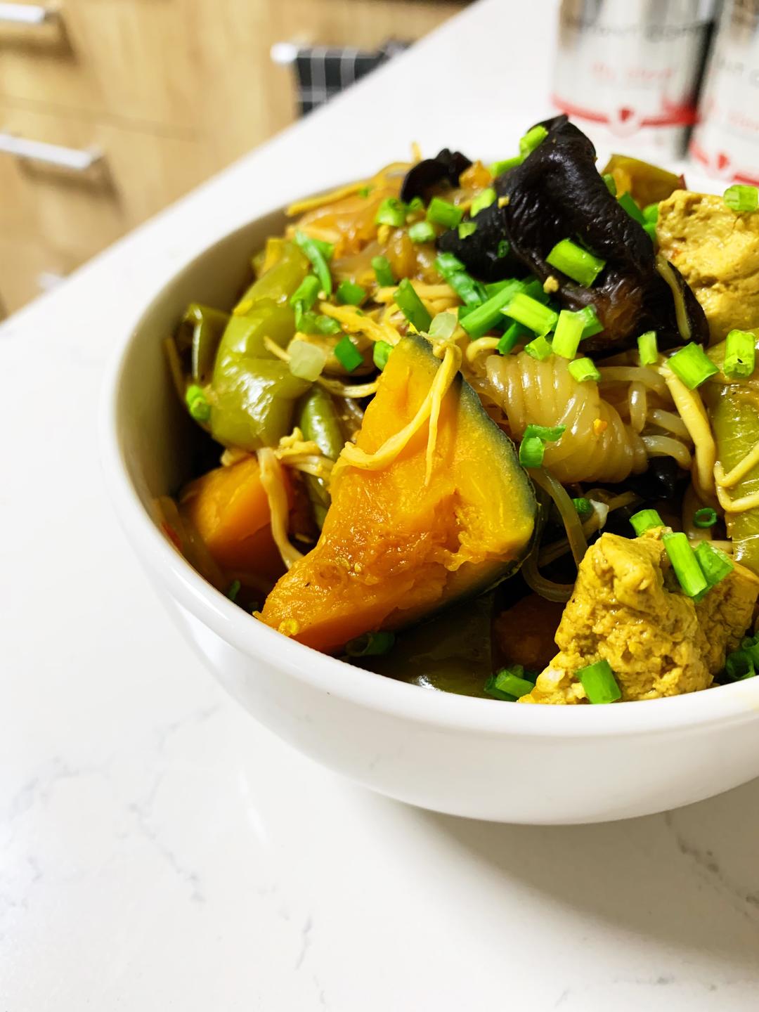 秋冬南瓜豆腐煮