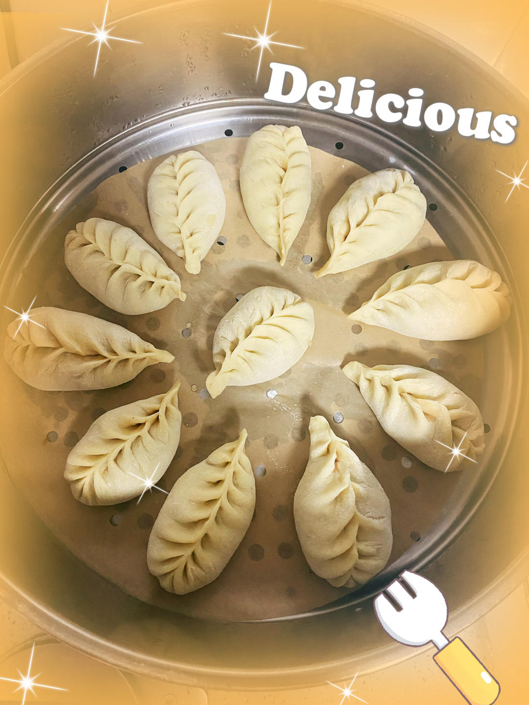 牛肉洋葱烫面蒸饺