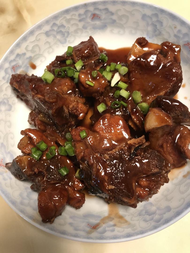红腐乳烧排骨