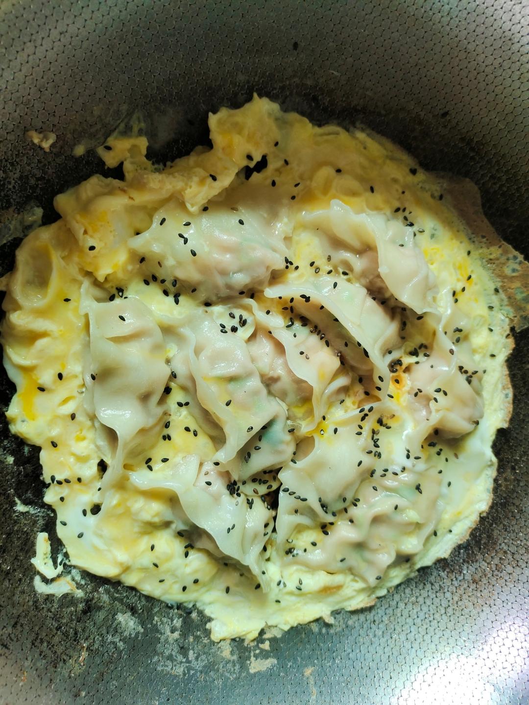现包现煎抱蛋煎饺&附煎饺的包法