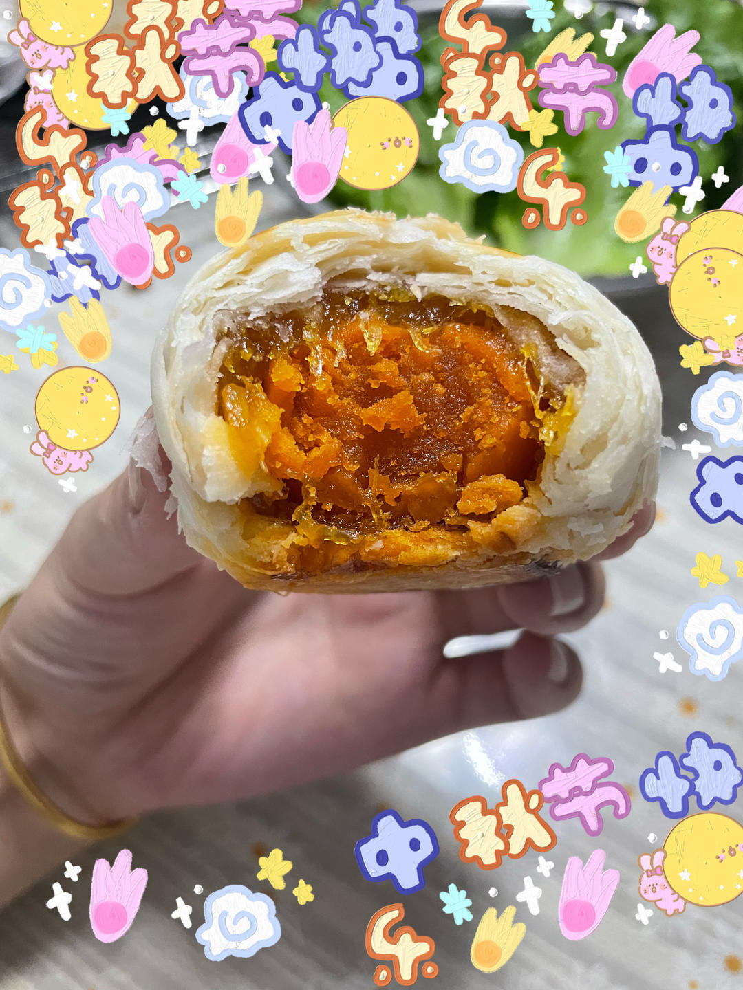 免揉免松弛超快手不破酥不混酥的蛋黄酥—新手一看包会