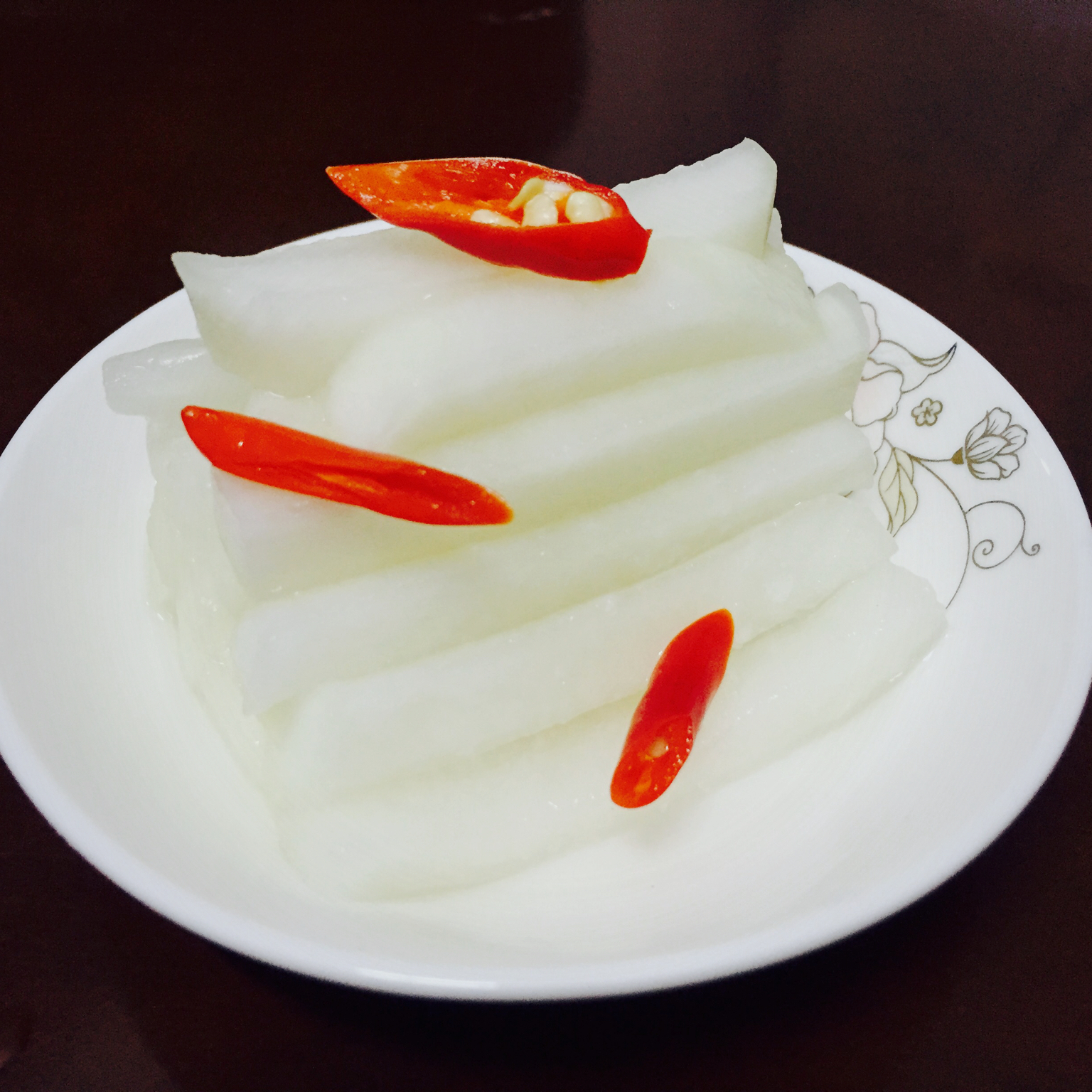 蘑菇ang做的酸甜爽口脆萝卜