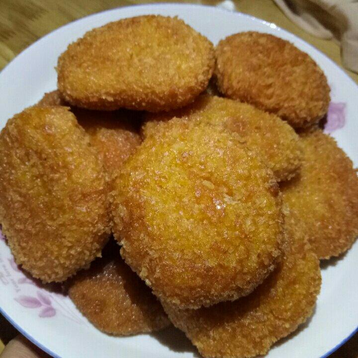 雪花南瓜饼