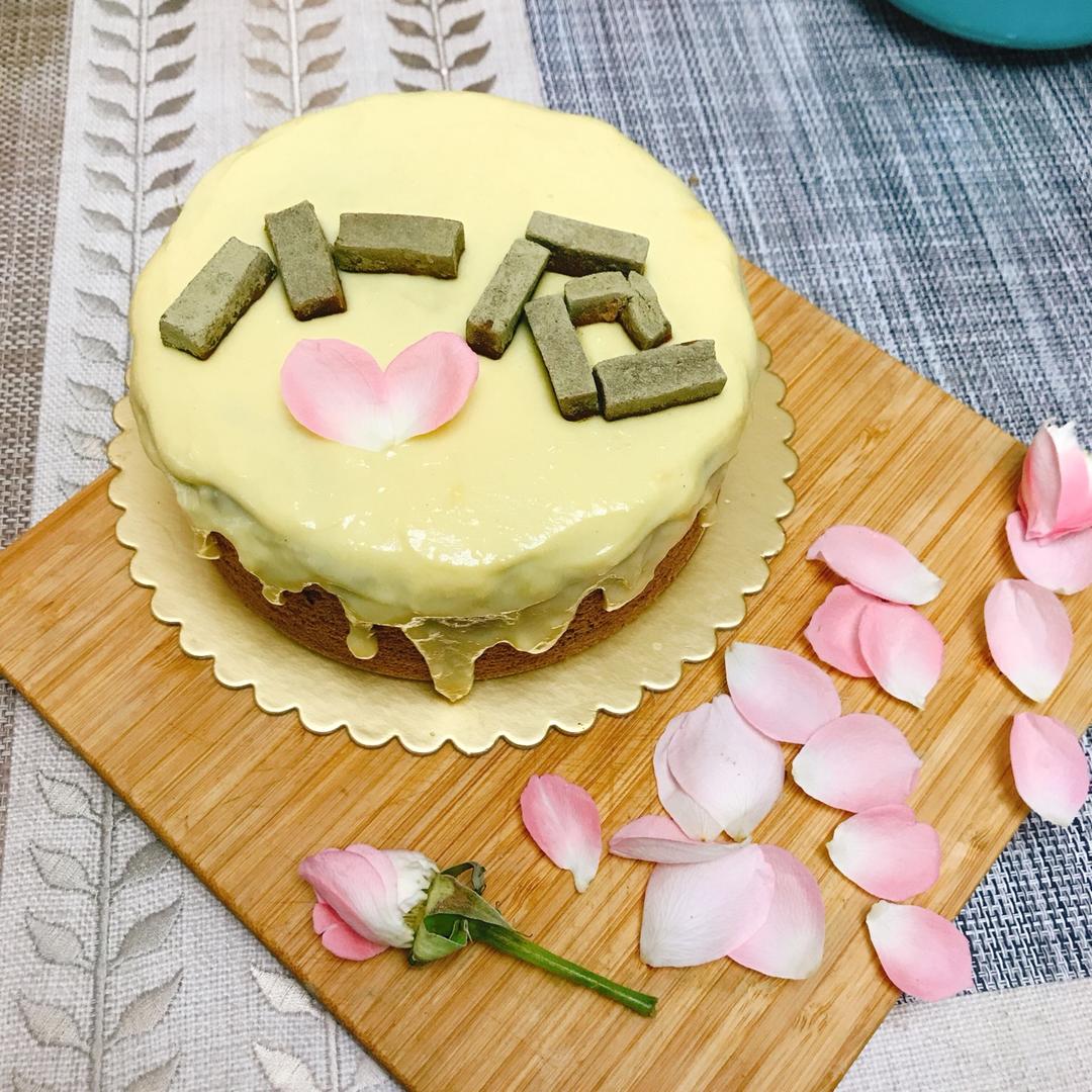 甄宝宝鲜花裸蛋糕