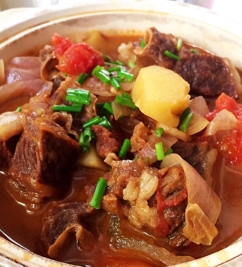 bluebird_jie做的浓香番茄炖牛腩(铸铁锅版)