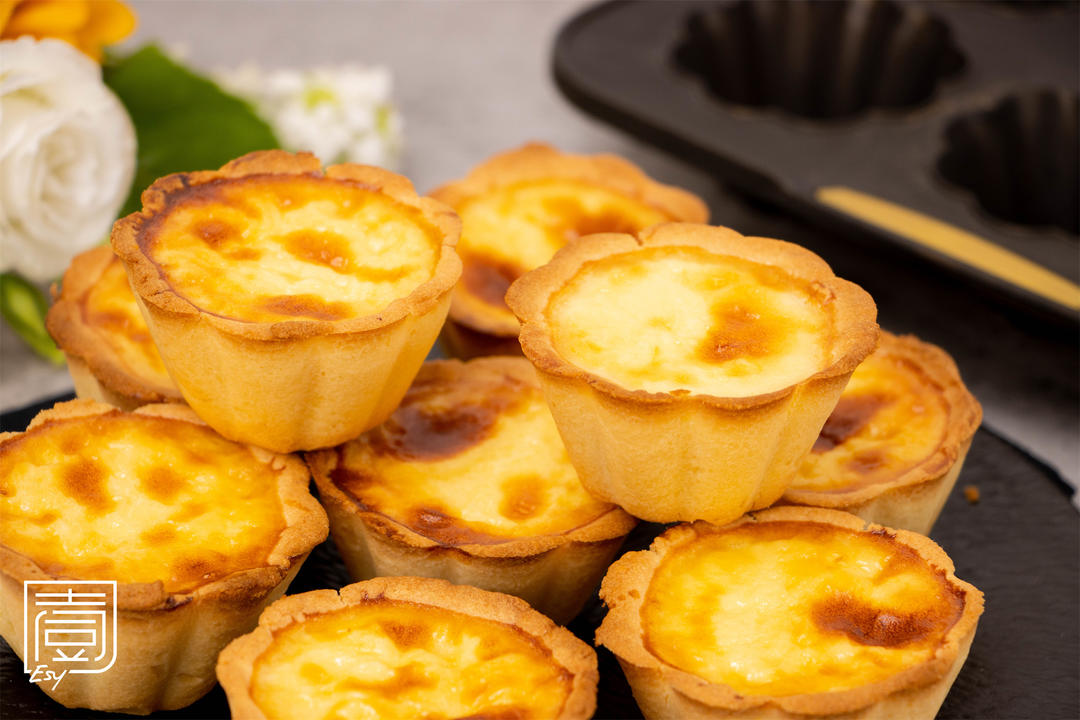 酥脆牛油蛋挞港式蛋挞