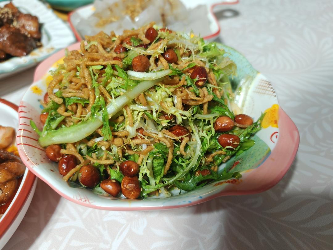 年夜饭必做的一道凉菜凉拌苦菊