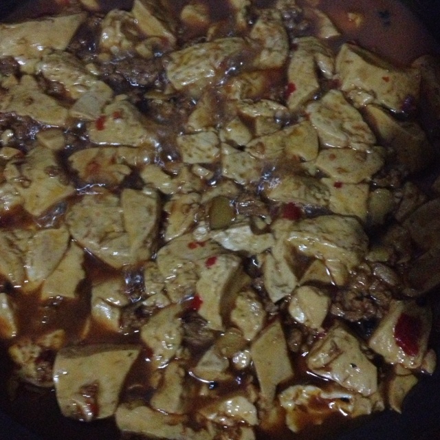 家常红烧肉末豆腐