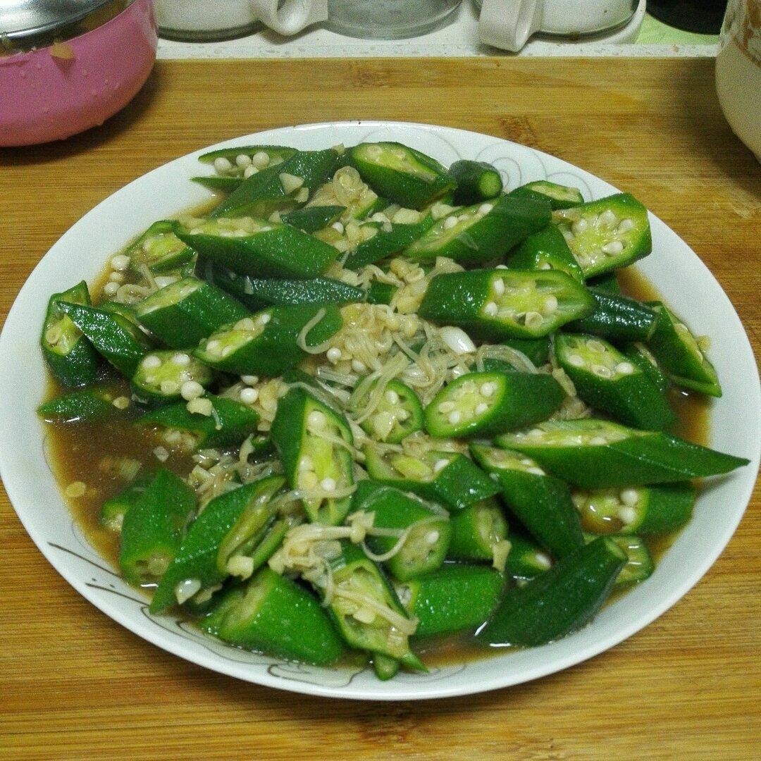 蒜蓉秋葵