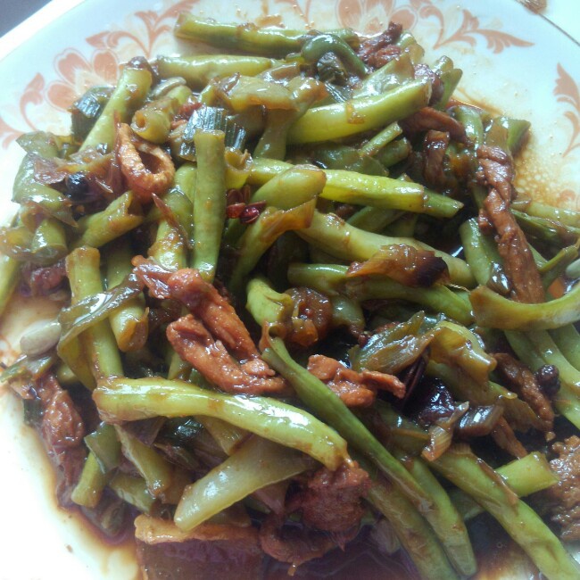 豆角烧肉
