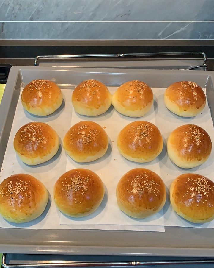 低糖：豆沙馅早餐包