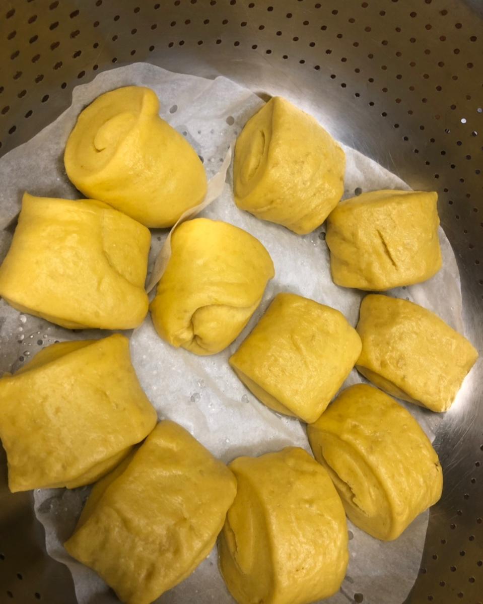 松下面包机版南瓜奶馒头
