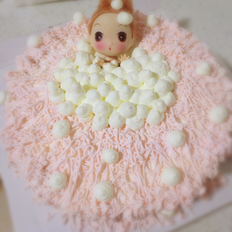 奶油芭比蛋糕