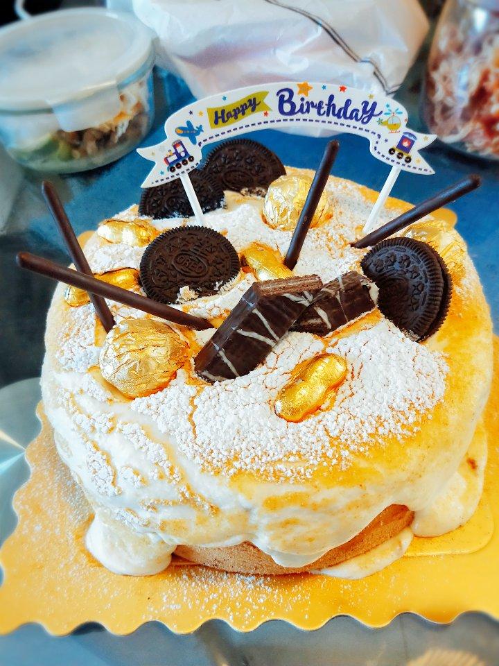 小妖lxy做的超好吃的豆乳爆浆蛋糕