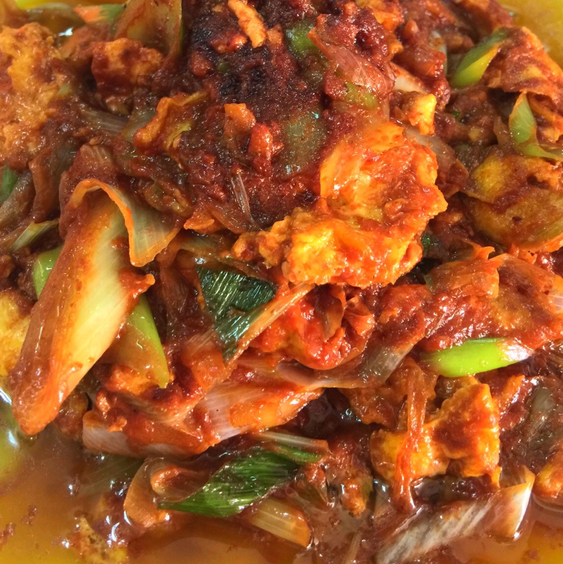 大酱炒鸡蛋（超级下饭菜）