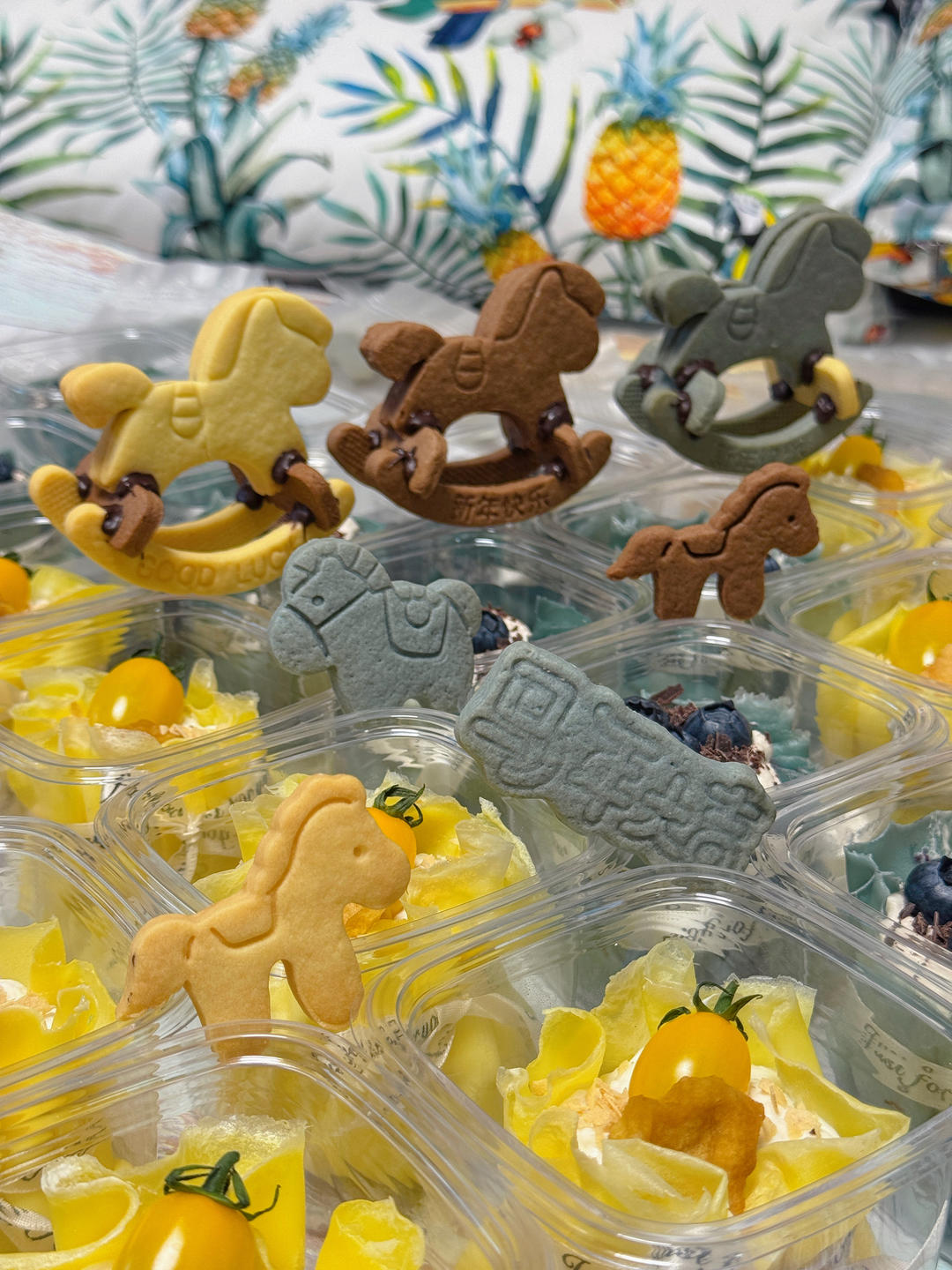 🧧年夜饭必备（2）-牛气冲天平安糖霜饼干芝士饼干