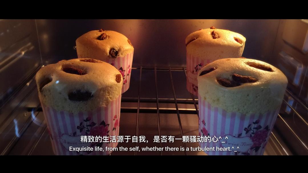 戚风杯子蛋糕^_^不开裂不回缩喔～