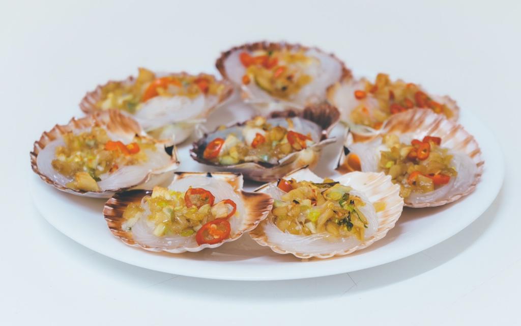 蒜蓉粉丝蒸扇贝