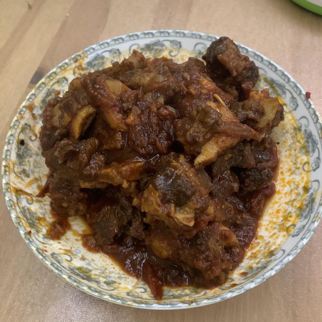 傻瓜版番茄焖牛肋骨