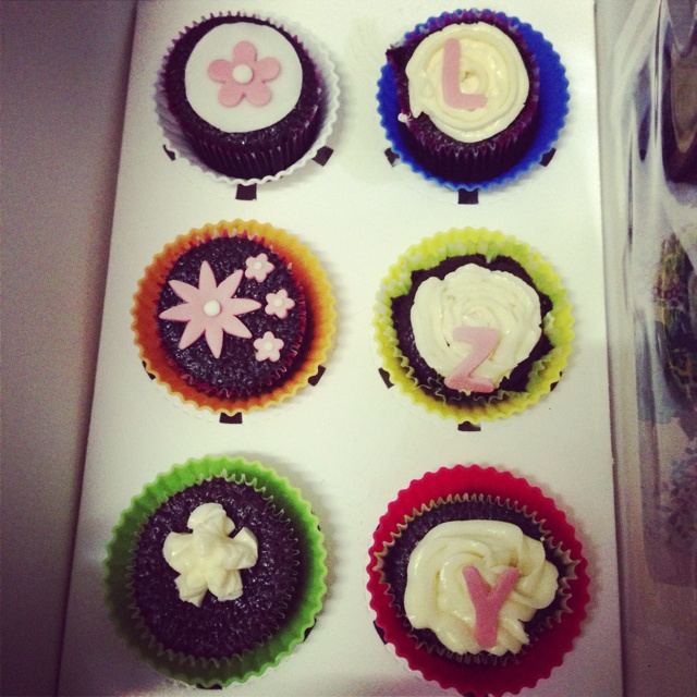 古典巧克力cupcake配马斯卡彭奶油霜
