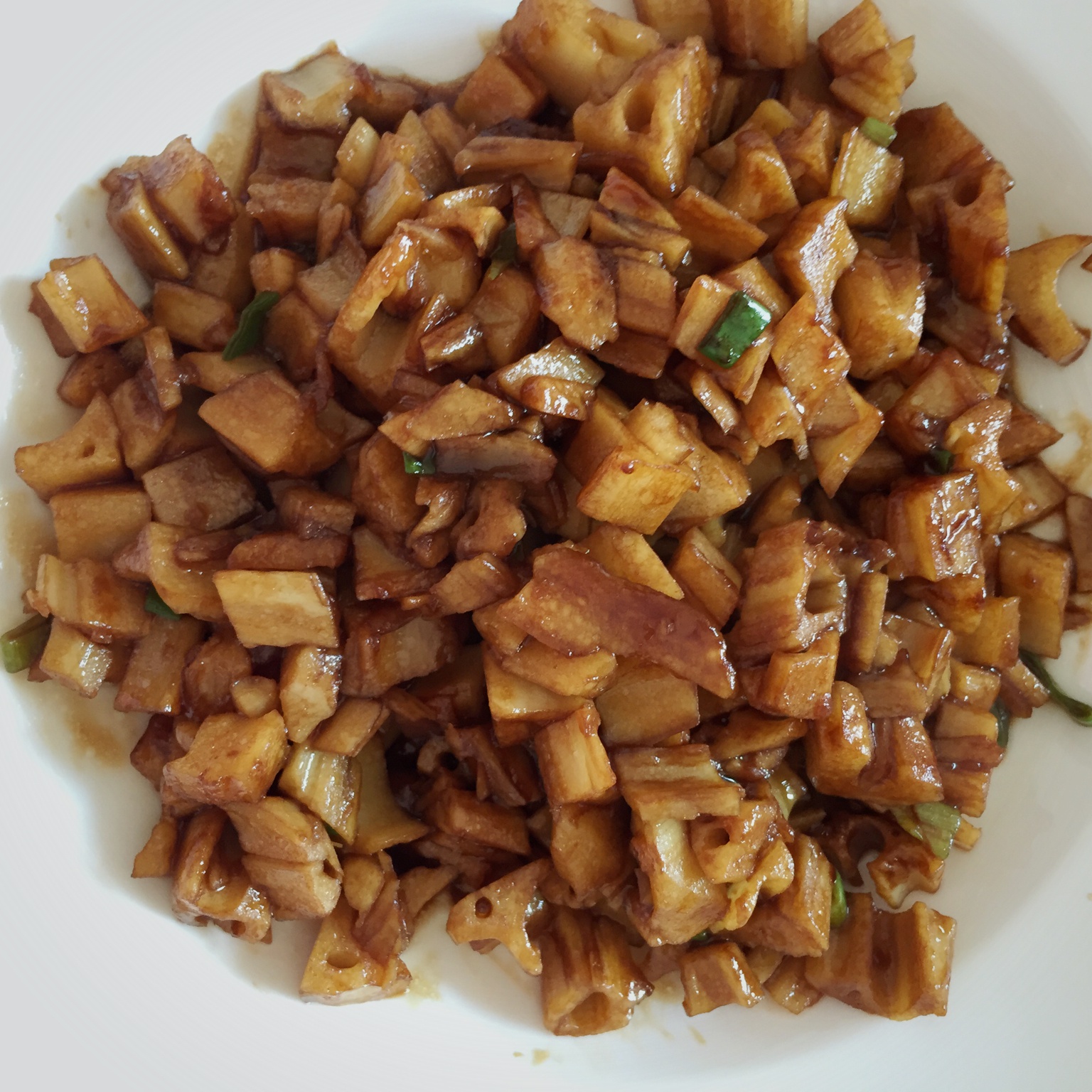 酸甜的开胃菜-  糖醋藕丁