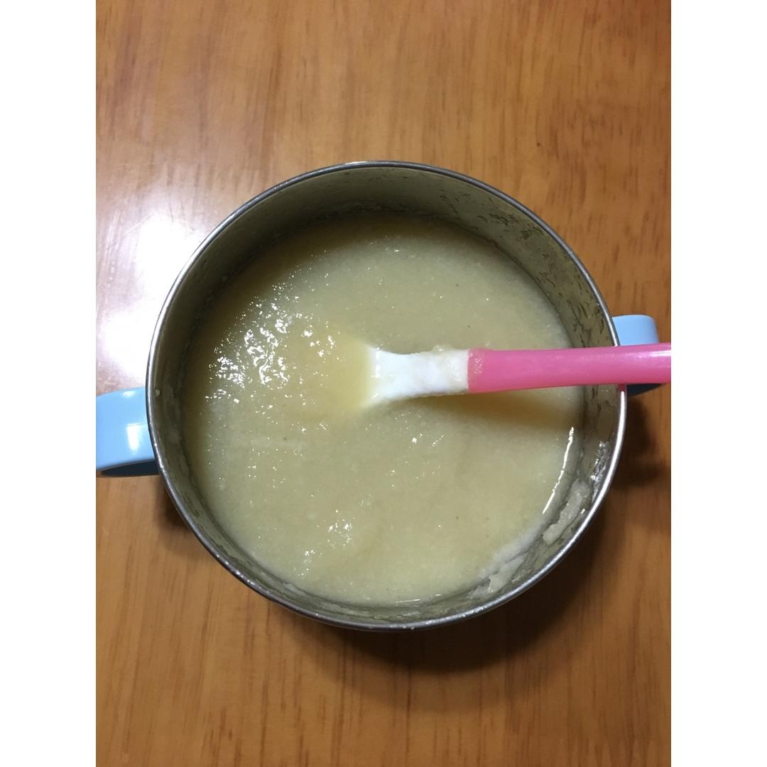 【6-7个月辅食】雪梨莲藕糊