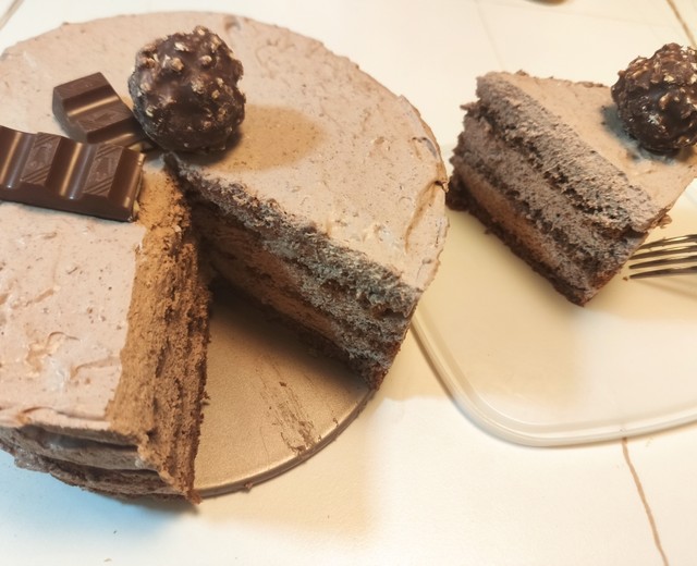 6寸巧克力慕斯蛋糕