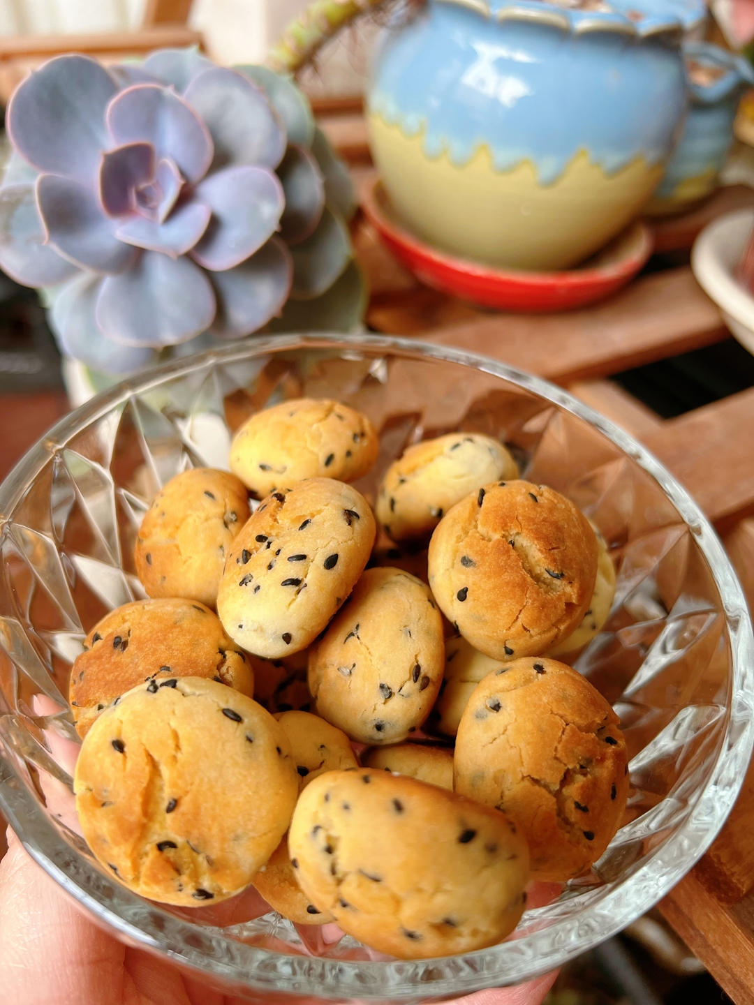 零失败免打发老少皆宜的口口香脆芝麻酥饼