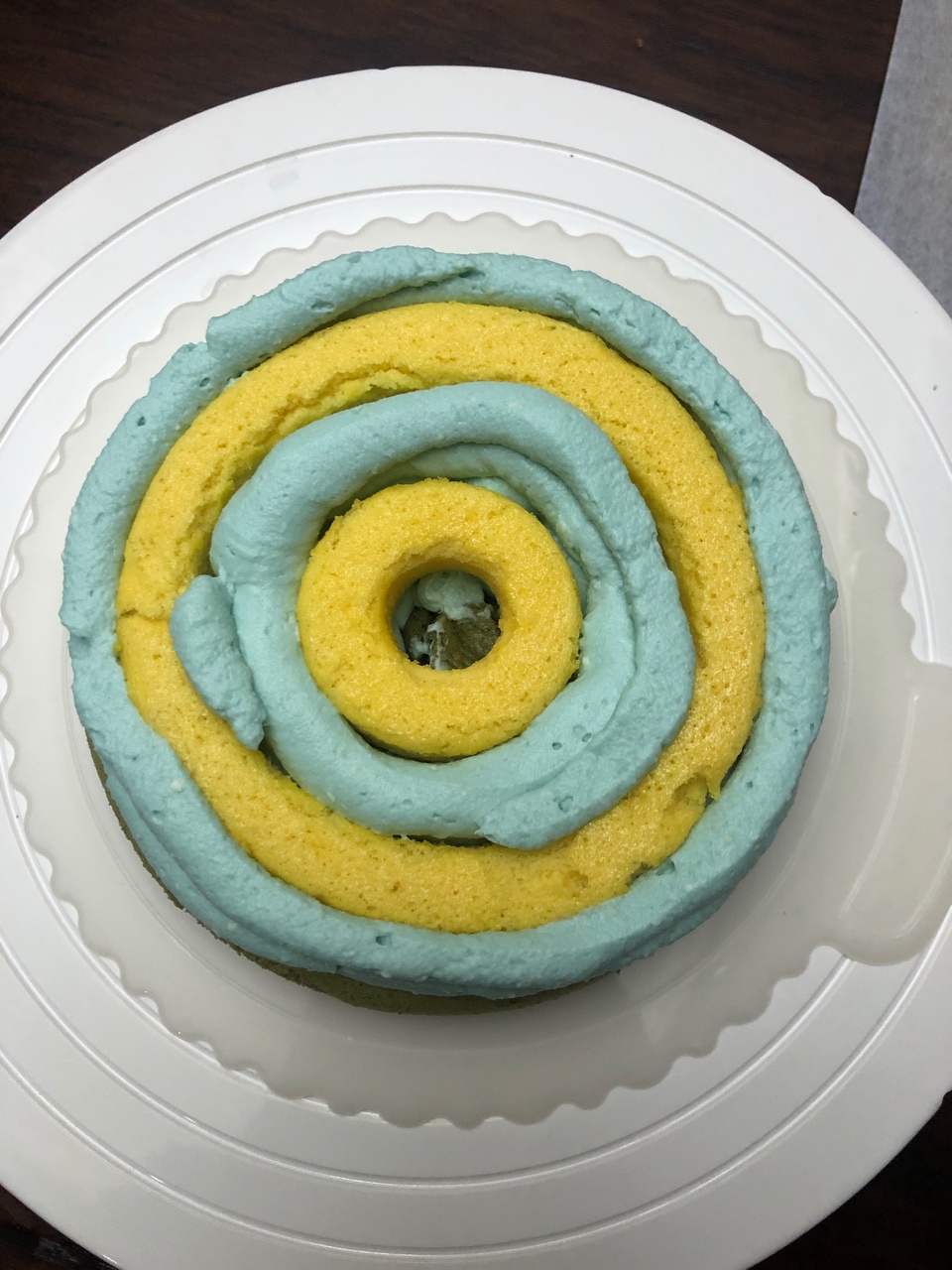 梦幻色系格子蛋糕（夏日限定柠檬芝士口味）的做法 步骤5