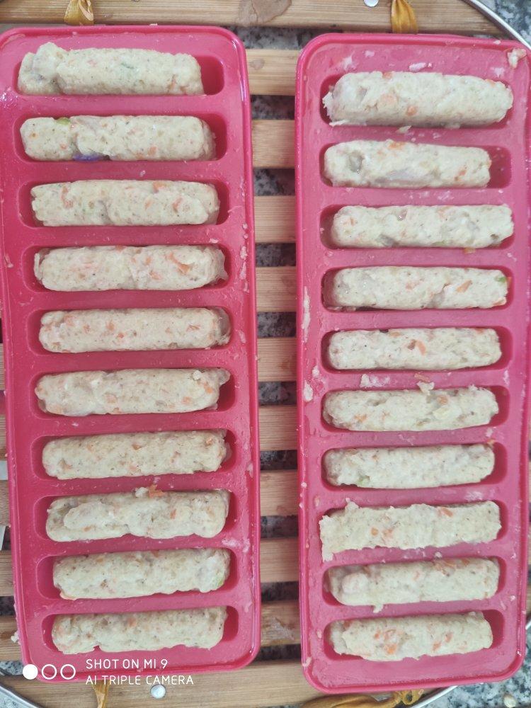 北鼎蒸炖锅食谱—宝宝辅食什锦虾肉肠