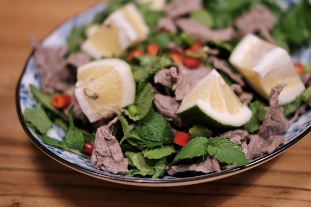 凉拌薄荷牛肉