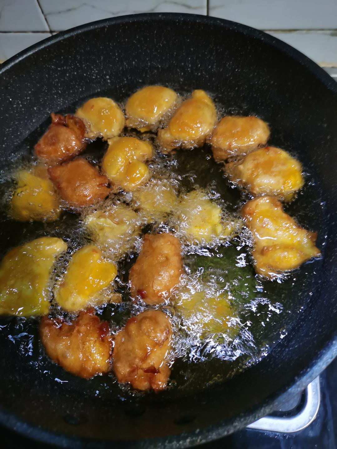 炸柿子丸子